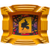 Ashtray, Acid Melamine Stadium, Yellow 