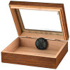 Humidor, Light Walnut, Holds 20 cigars 