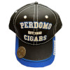 Perdomo, Hat, Black with Blue Trim 
